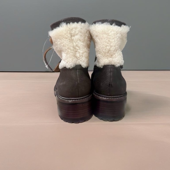 Coach Leather Shearling Ankle Boot - Picture 5 of 6